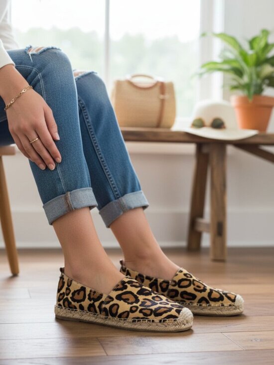 Sam Edelman Shoes - Sam Edelman KHOLE Women's Slip On Shoe multicolor animal Print Fur Size 8 M
